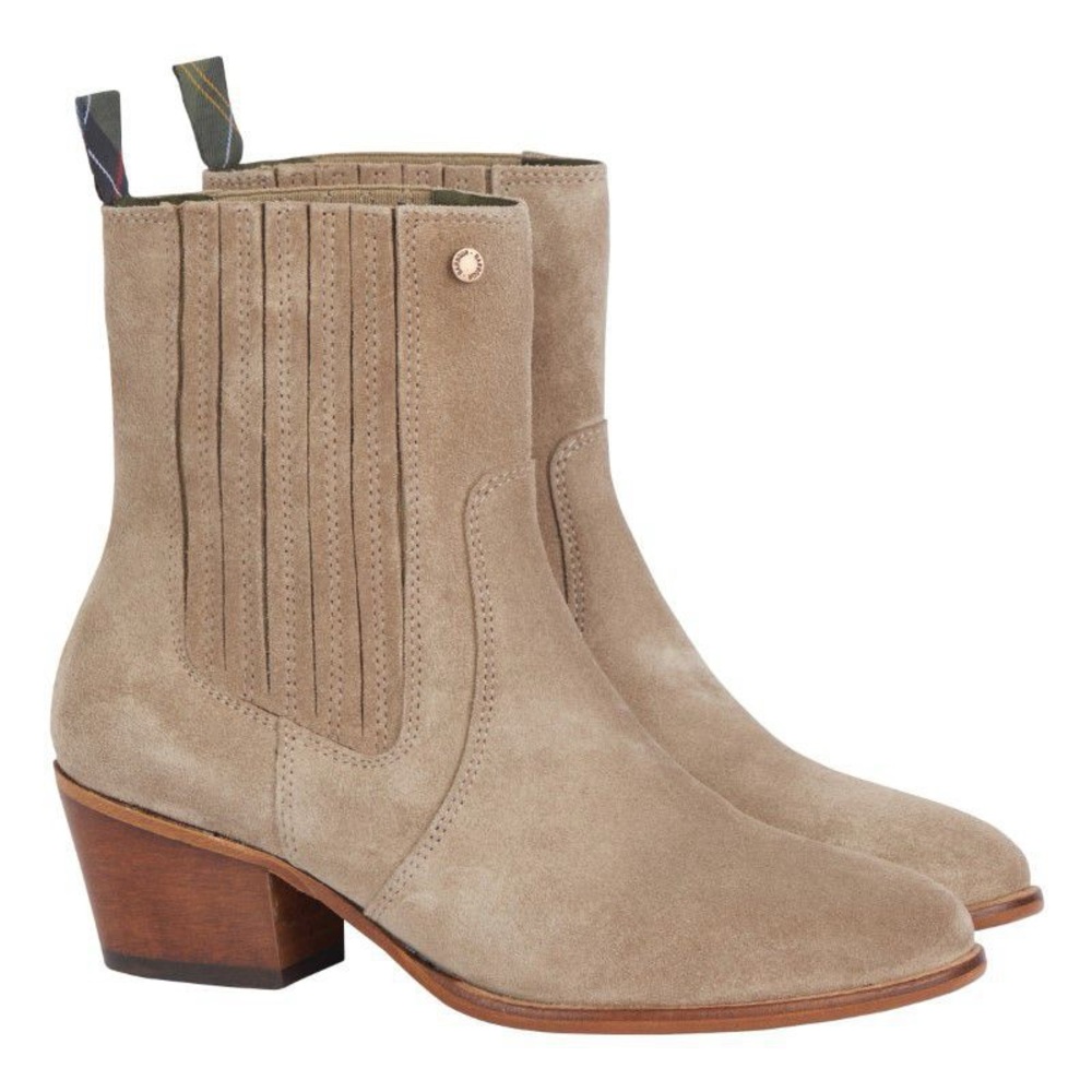 NWT BARBOUR Prue Suede Chelsea Boots US 7